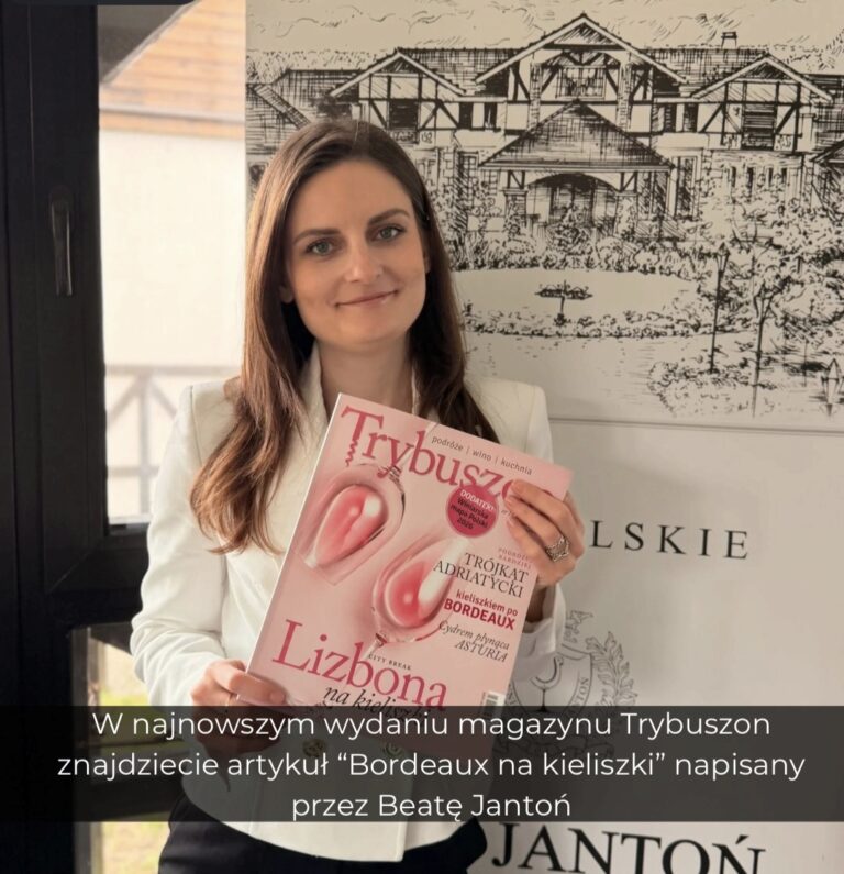 Beata Jantoń Artykuł o Bordeaux w Trybuszonie