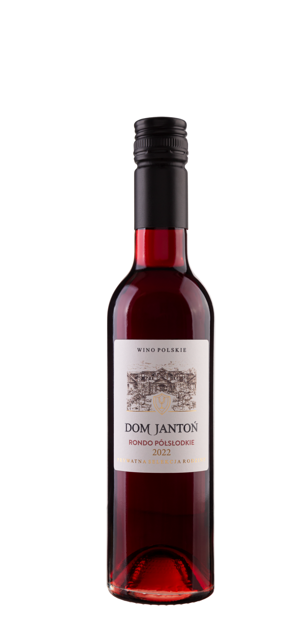 Rondo Dom Jantoń wino-czerwone-półsłodkie